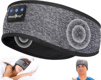 Sleep Headphones Bluetooth 5.4 Headband, Wireless Earphones Music Sleep Earbuds Sleeping Eye Mask with HD Stereo Speakers for Workout Running Travel Yoga, Ideal Gifts for Women Men