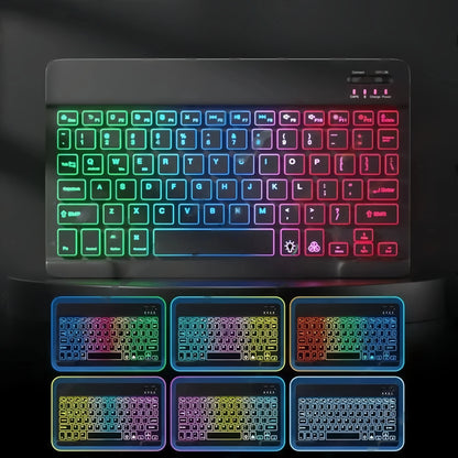 Mini Bluetooth Keyboard Wireless Keyboard 10Inch Backlit Keyboard Backlight Touchpad Keyboard for IOS Android Windows Ipad